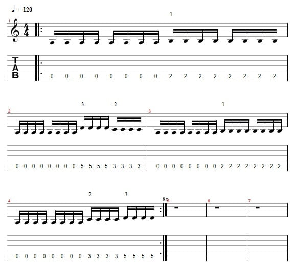 Tremolo Picking - Exercise 2