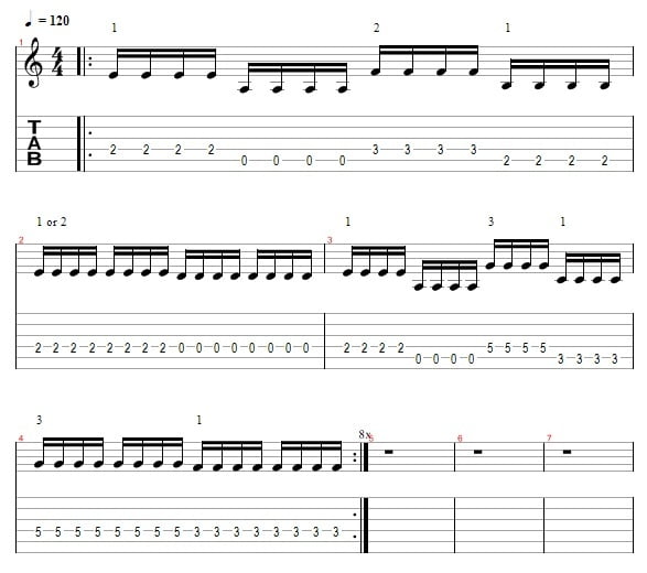 Tremolo Picking - Exercise 6