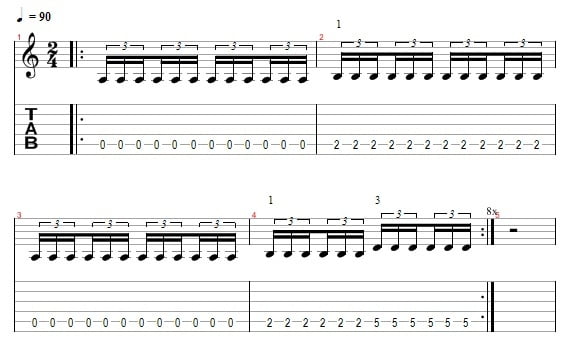 Tremolo Picking - Exercise 7