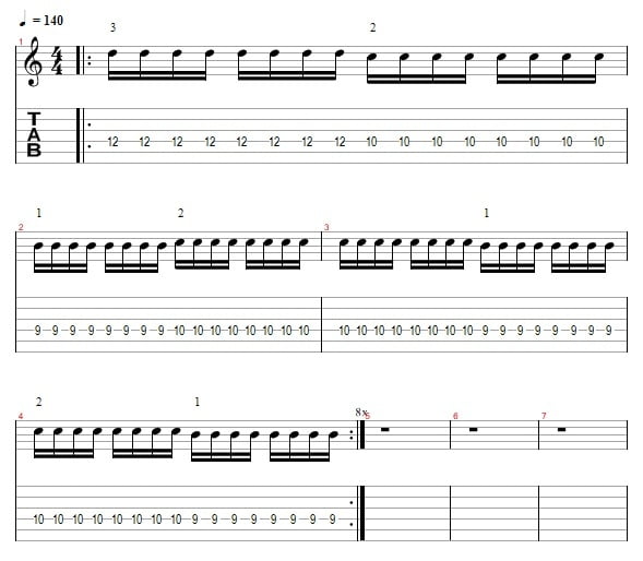 Tremolo Picking - Exercise 8